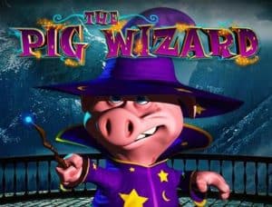 Logo for The Pig Wizard Slot by Blueprint