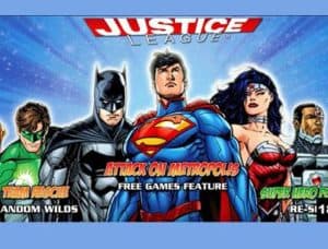 Logo for Justice League Slot