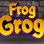 Logo for Frog Grog Slot Game