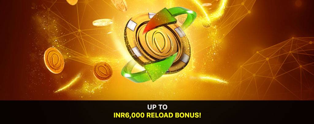 Screenshot of reload bonus at dafabet casino