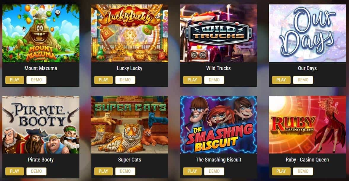 Screenshot of Showlions video slots