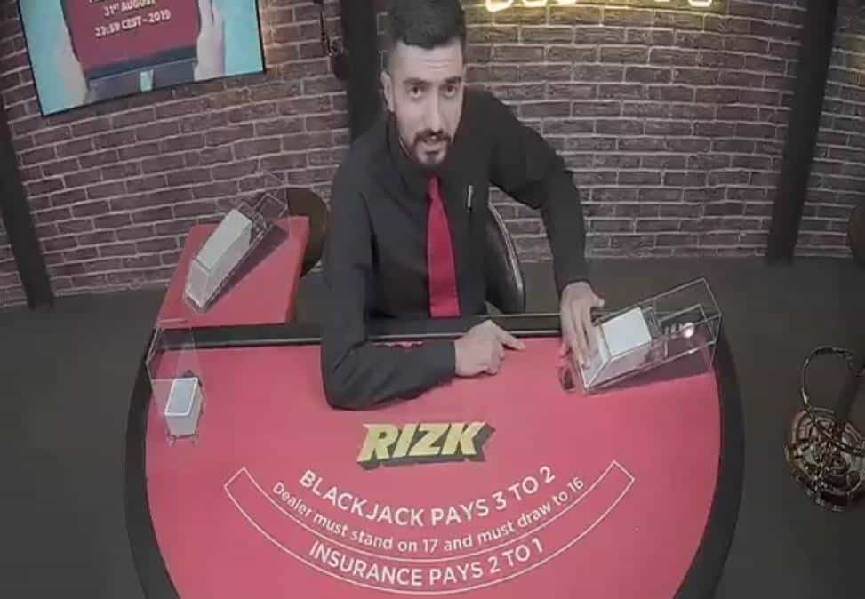 Video from Rizk showing when Indian player wins 35 lakh