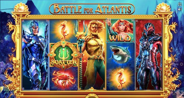 screen shot of Battle of Atlantis slot at 10CRIC
