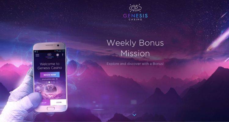 Weekly bonus mission at Wildz casino