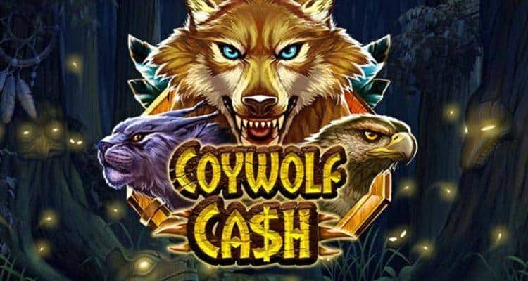 screenshot of coywolf online slot game