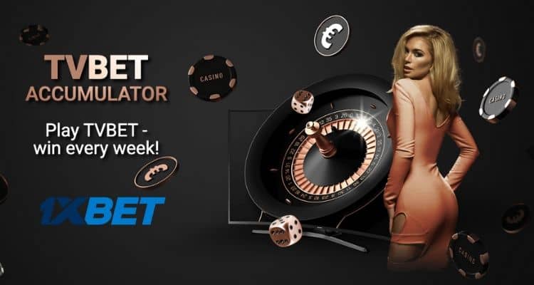 1XBet's TVBET Latest promotions