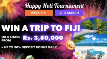 Screenshot of Showlion’s holi tournament