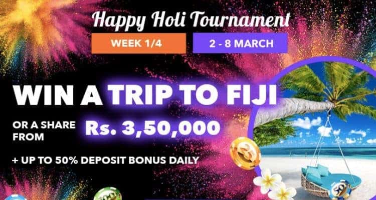 Screenshot of Showlion’s holi tournament
