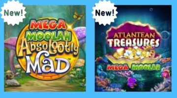 Two New Microgaming Slots: Absolootly Mad and Atlantean Treasures